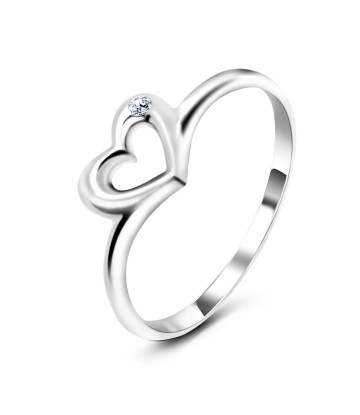 Silver Ring Cutie Heart CSR-66